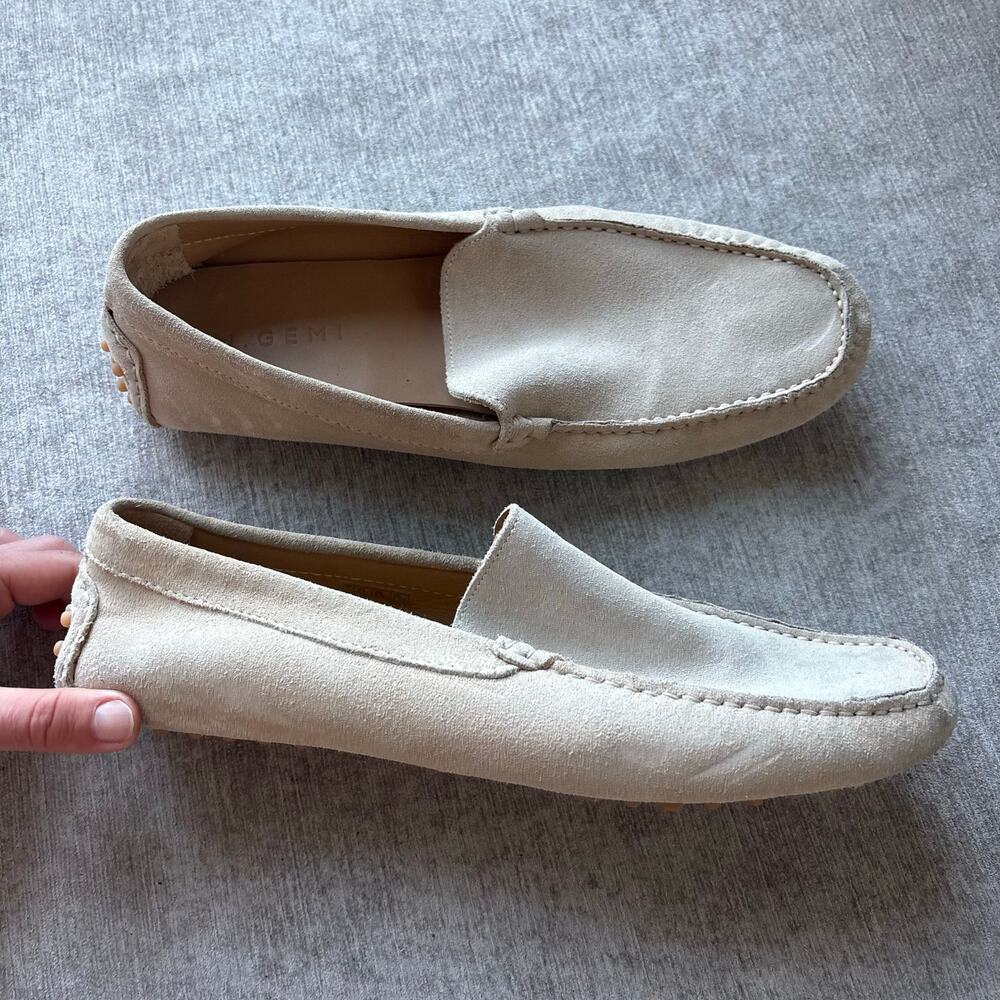 NWOT $248 M. Gemi The Felize Uomo Men’s Blue Driving Loafers - Picture 4 of 7